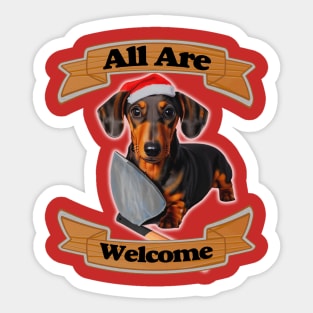 All Are Welcome Sticker